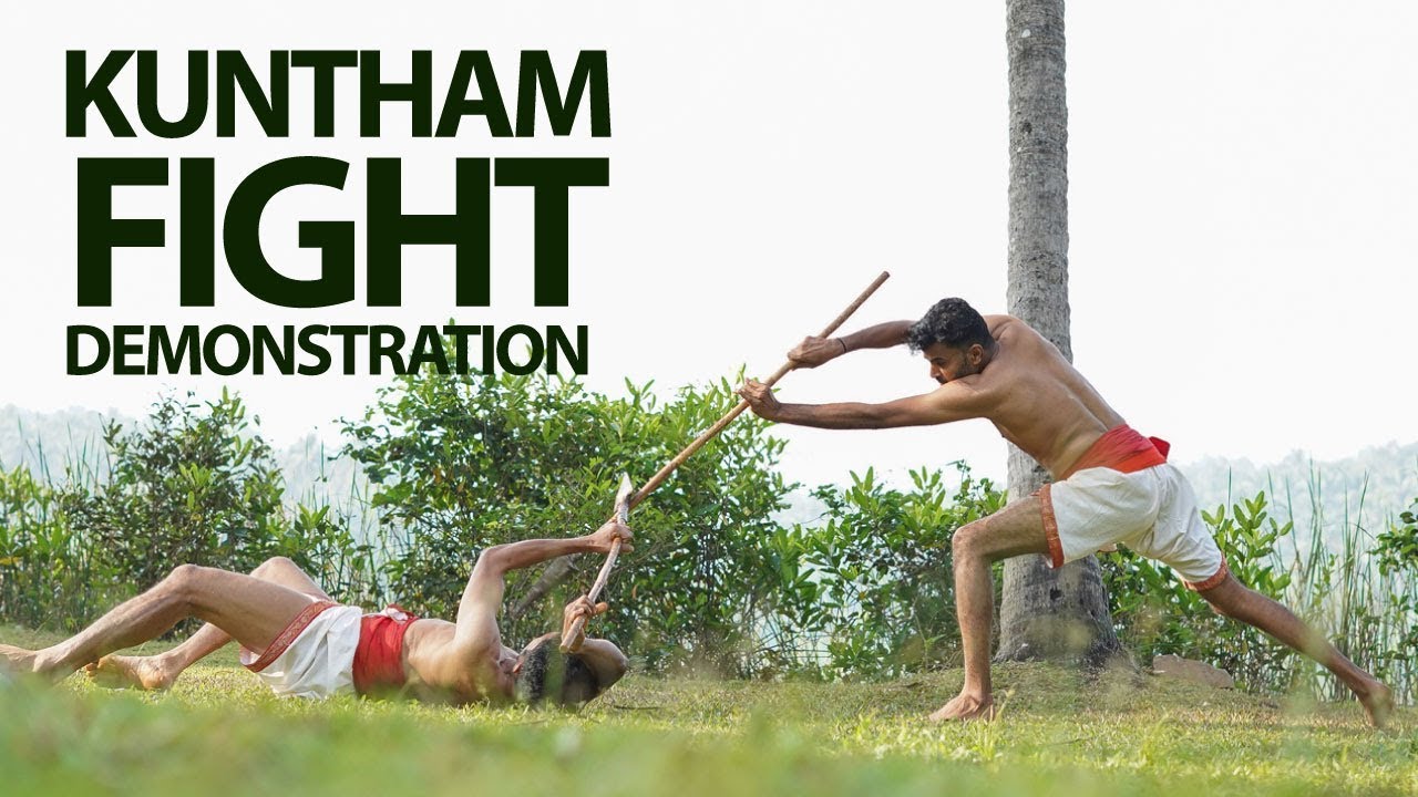 Kuntham fight Demonstration |Spear Fight |  Kalaripayattu | Kerala Tourism