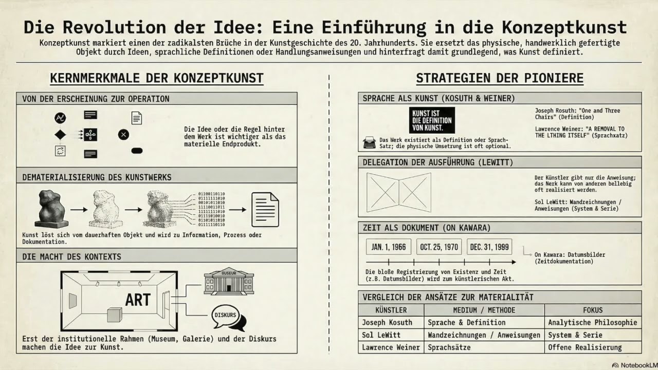 Konzeptkunst | Kunstgeschichte | Epochen und Stilrichtungen
