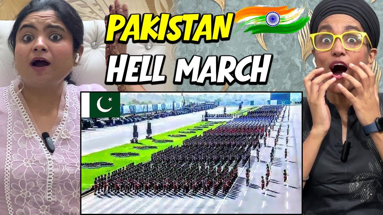 Indian Reaction to Pak Army Hell march  Pakistan Day Parade