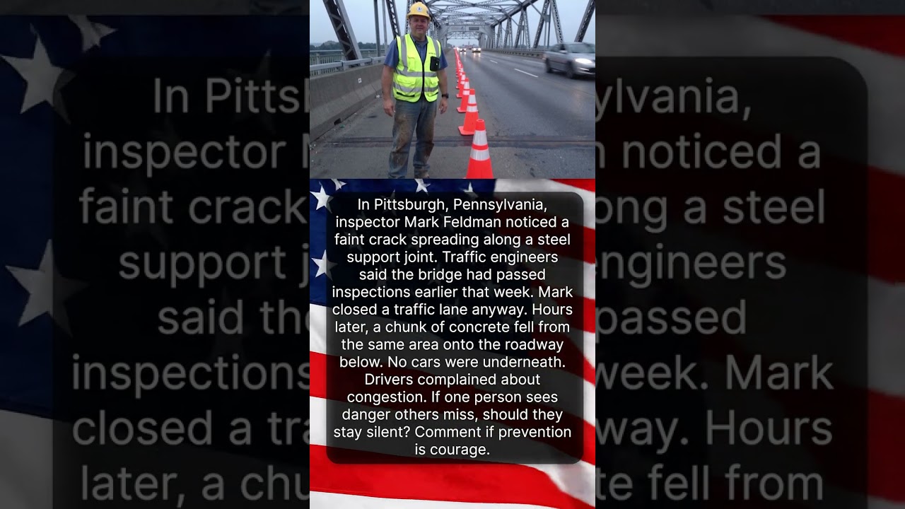 THE BRIDGE INSPECTOR WHO CLOSED THE LANE 🌉