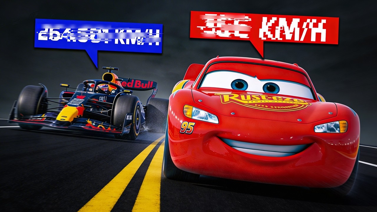 Could Lightning McQueen Beat 2026 F1 Cars Around a Lap?