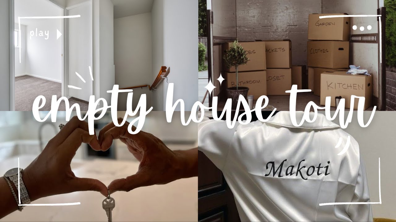 EMPTY HOUSE TOUR | OUR FIRST HOME TOGETHER AS A COUPLE 🏡❤️
