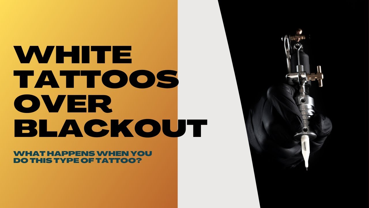 What Happens When You Tattoo White Over A Blackout?