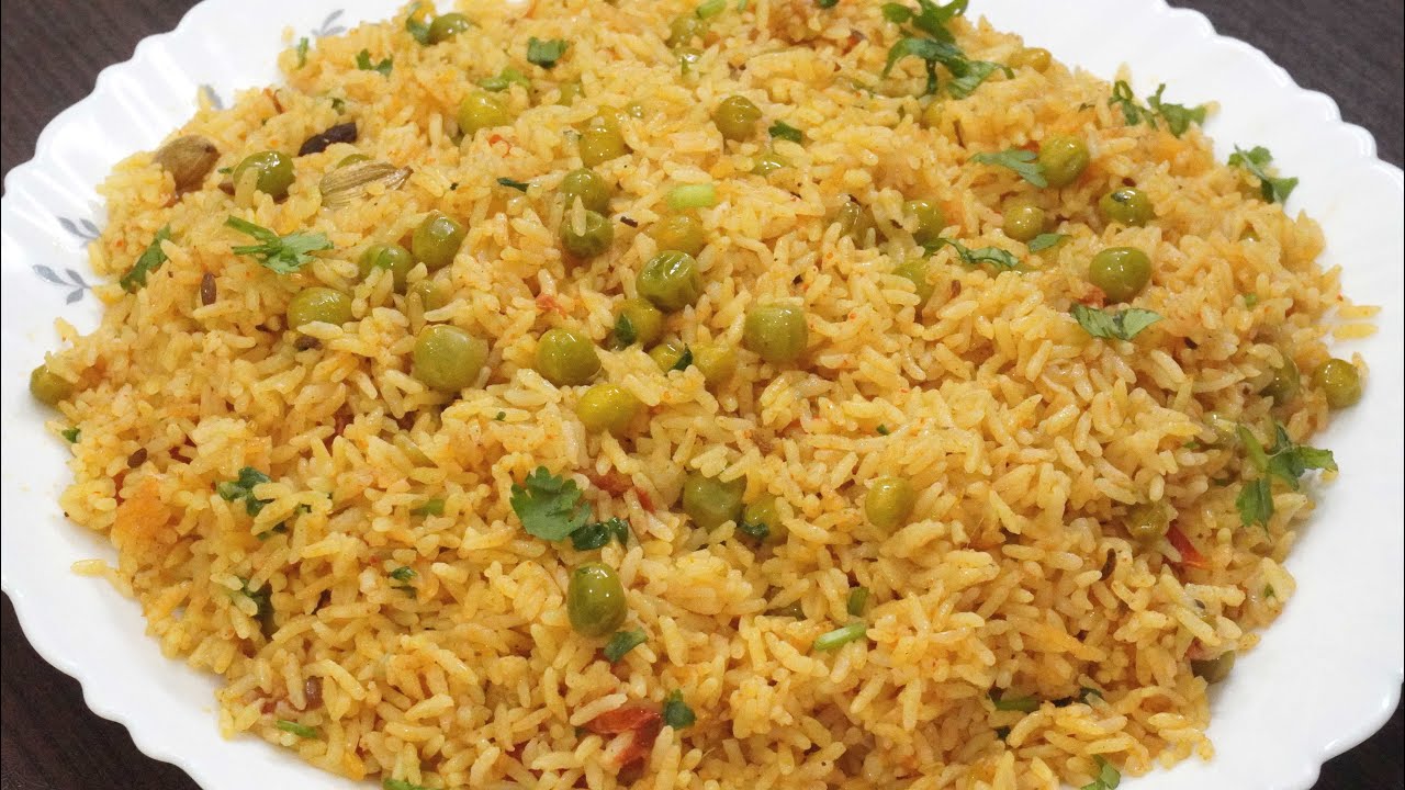 Lunch Recipes | Pattani Sadam | சுவையான பட்டாணி சாதம் | Peas Rice Recipe In Tamil | Lunch Box Recipe