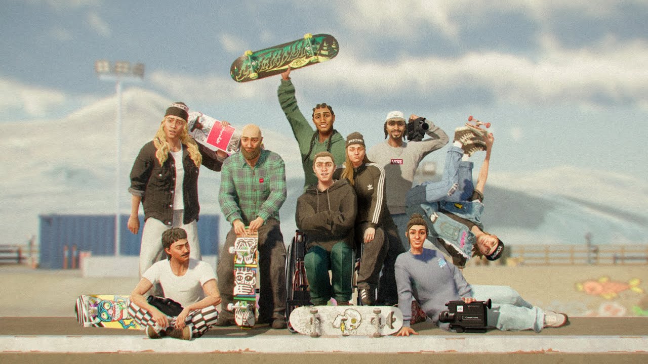 I made a realistic TEAM PART in skate.