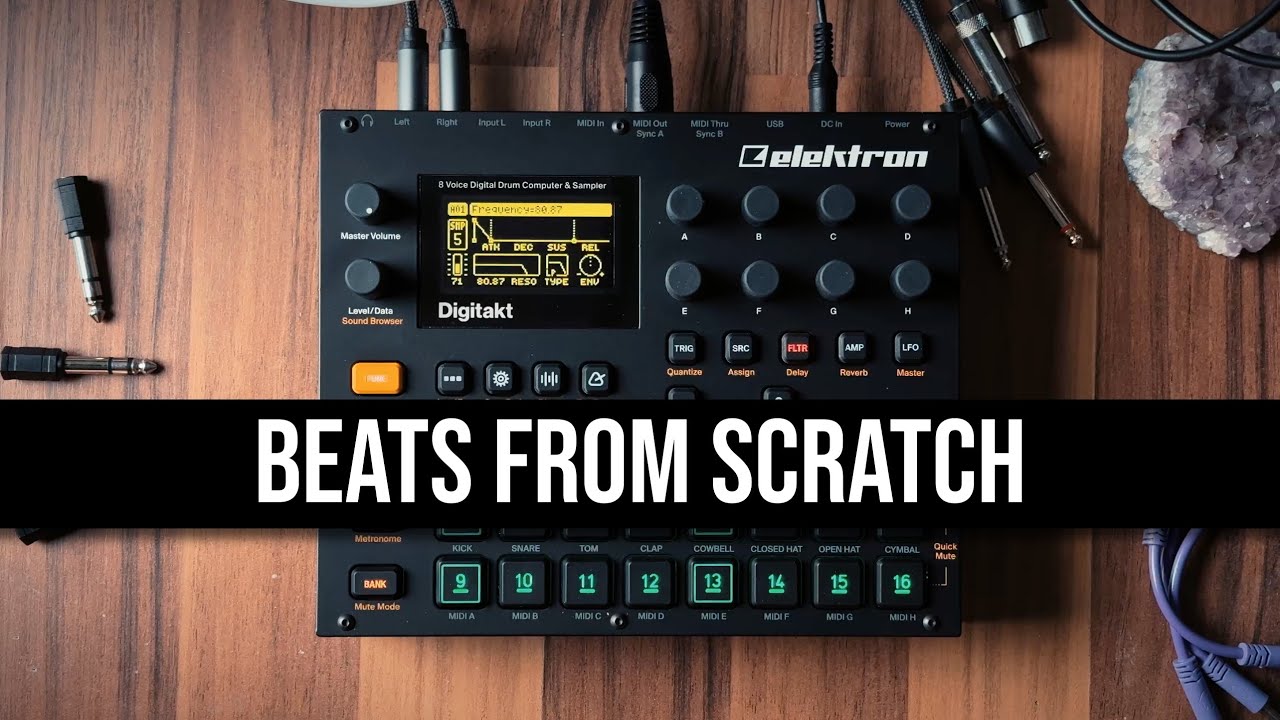 Techno Beats from Scratch with Digitakt by Mutlu Karaköse | riemannkollektion.com