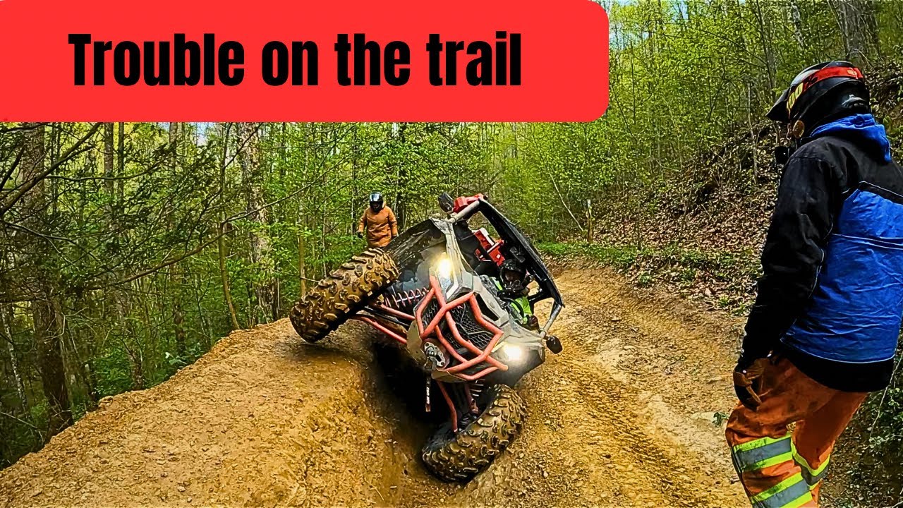 Canadians in West Virginia have some fun trying to find Flag Rock, Hatfield-McCoy Trails.#utv #honda