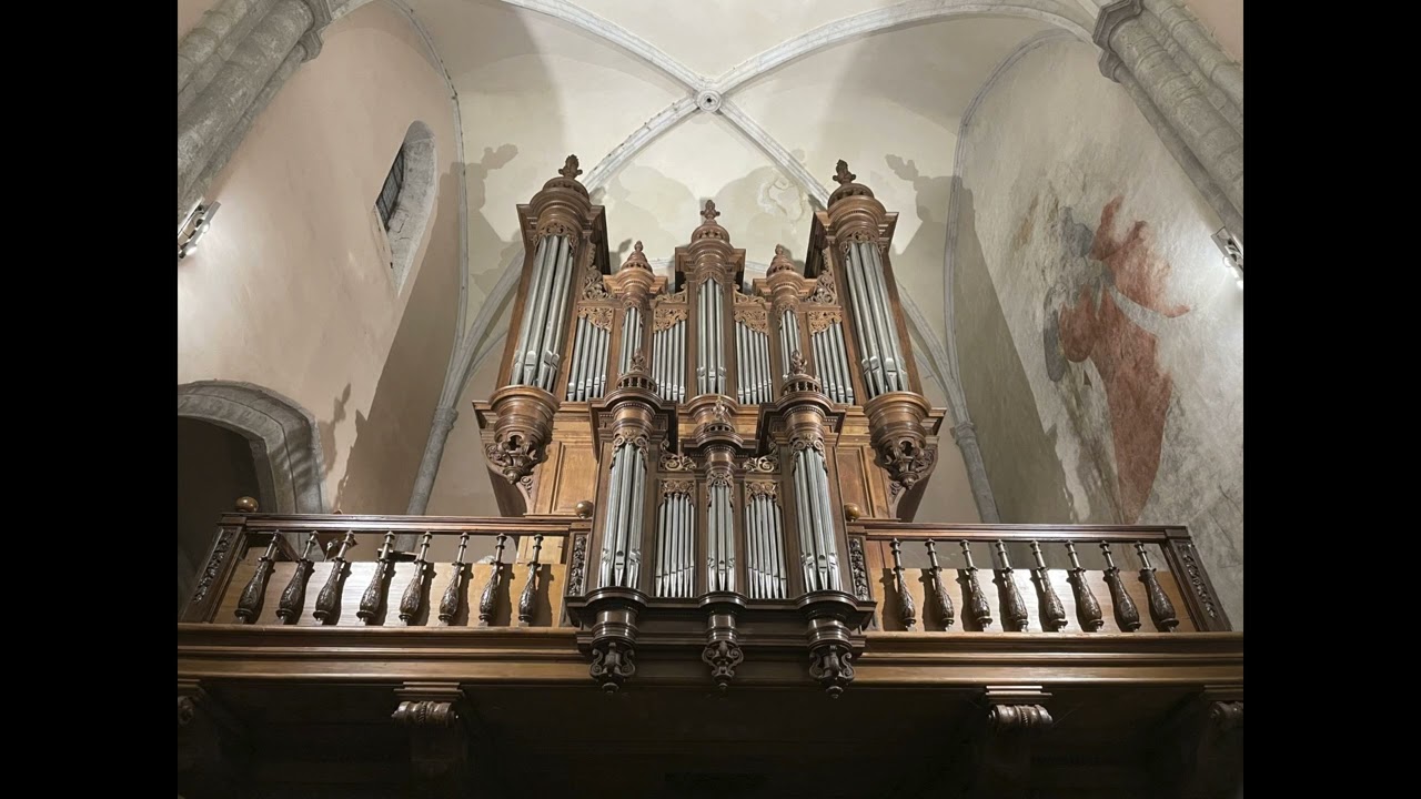 Er is een God die hoort Improvisatie  Poligny Frankrijk  Saint Hippolyte Cavaillé Coll organ (1859)