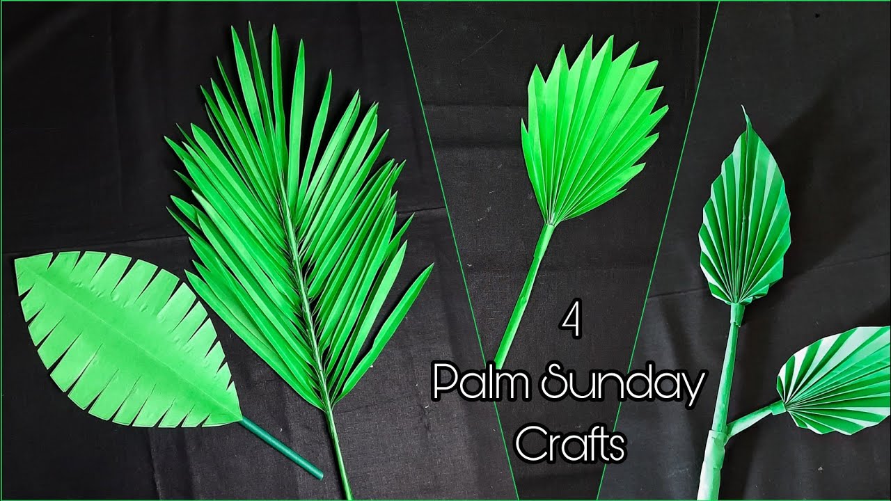 4 Palm Sunday Crafts for Sundayschool kids ॥ #palmleaves #papercrafts #Holy week #Good Friday