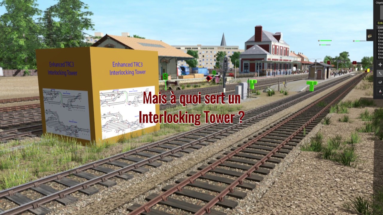 Tutoriel sur l'Enhanced Interlocking Tower sur TRS 2019.