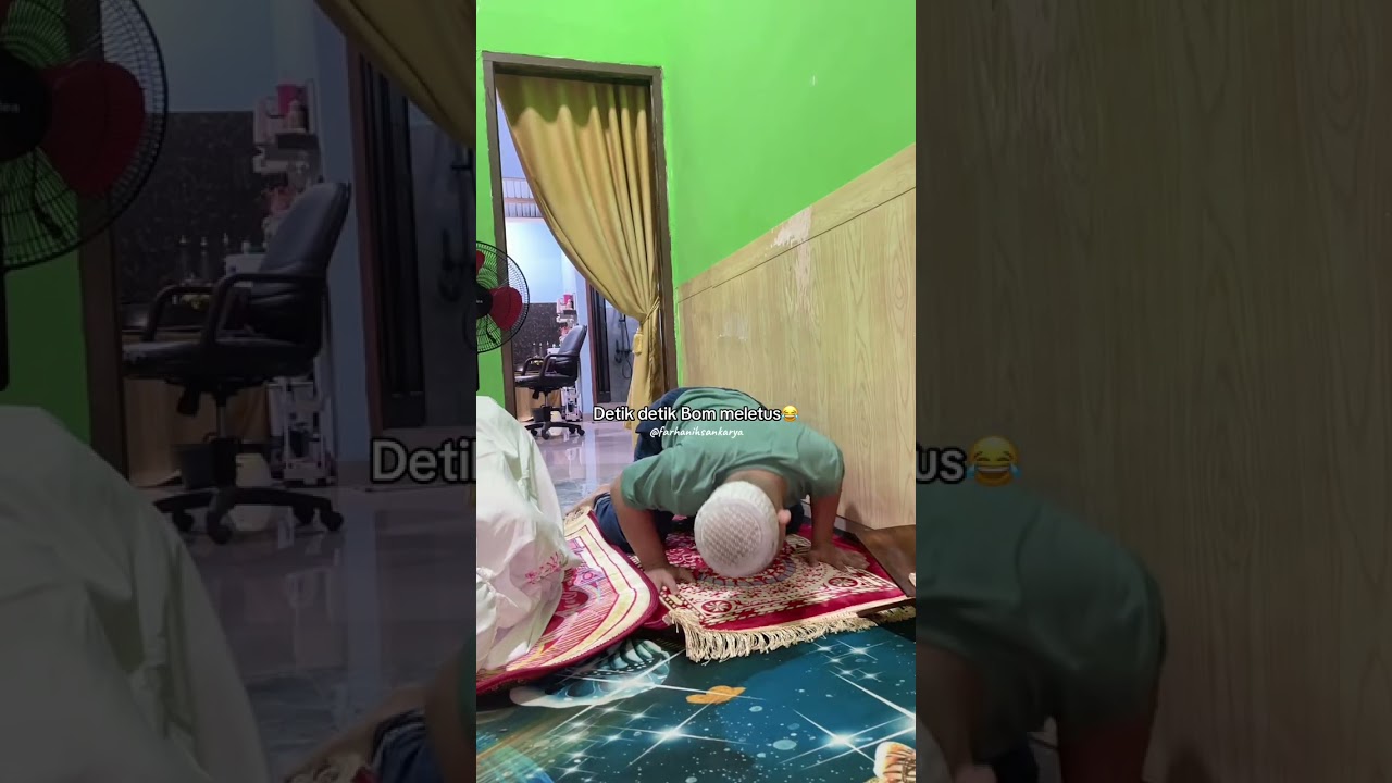 Tiba tiba terkentut sedang sholat😂😂 #bangfarhan #istrisambung 