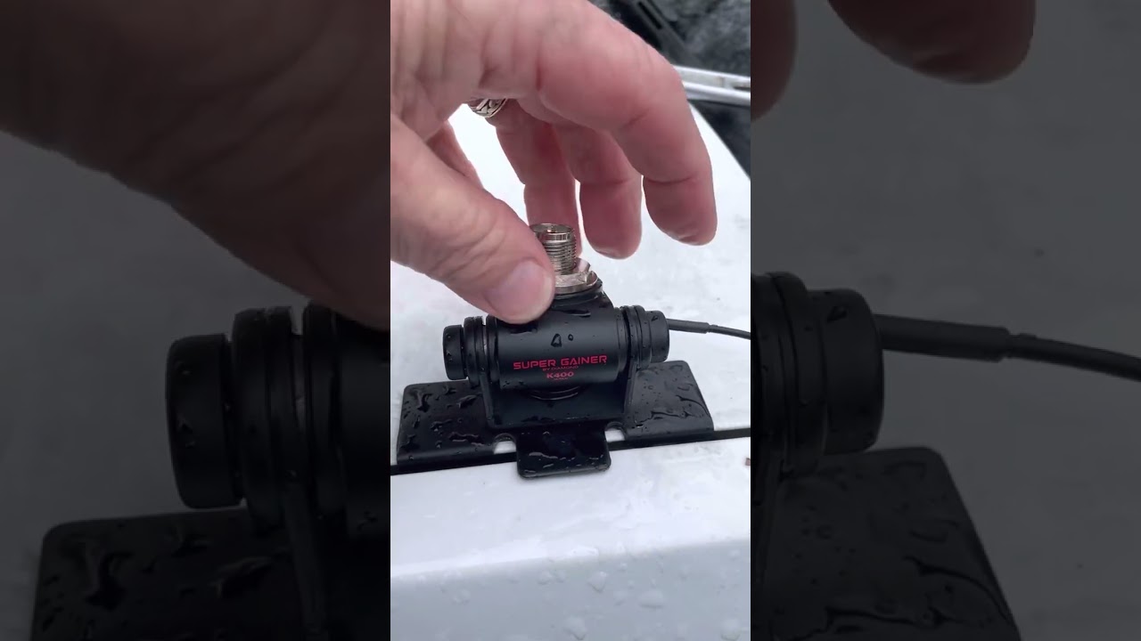 Diamond K400C trunk mount for the ATAS 120A antenna