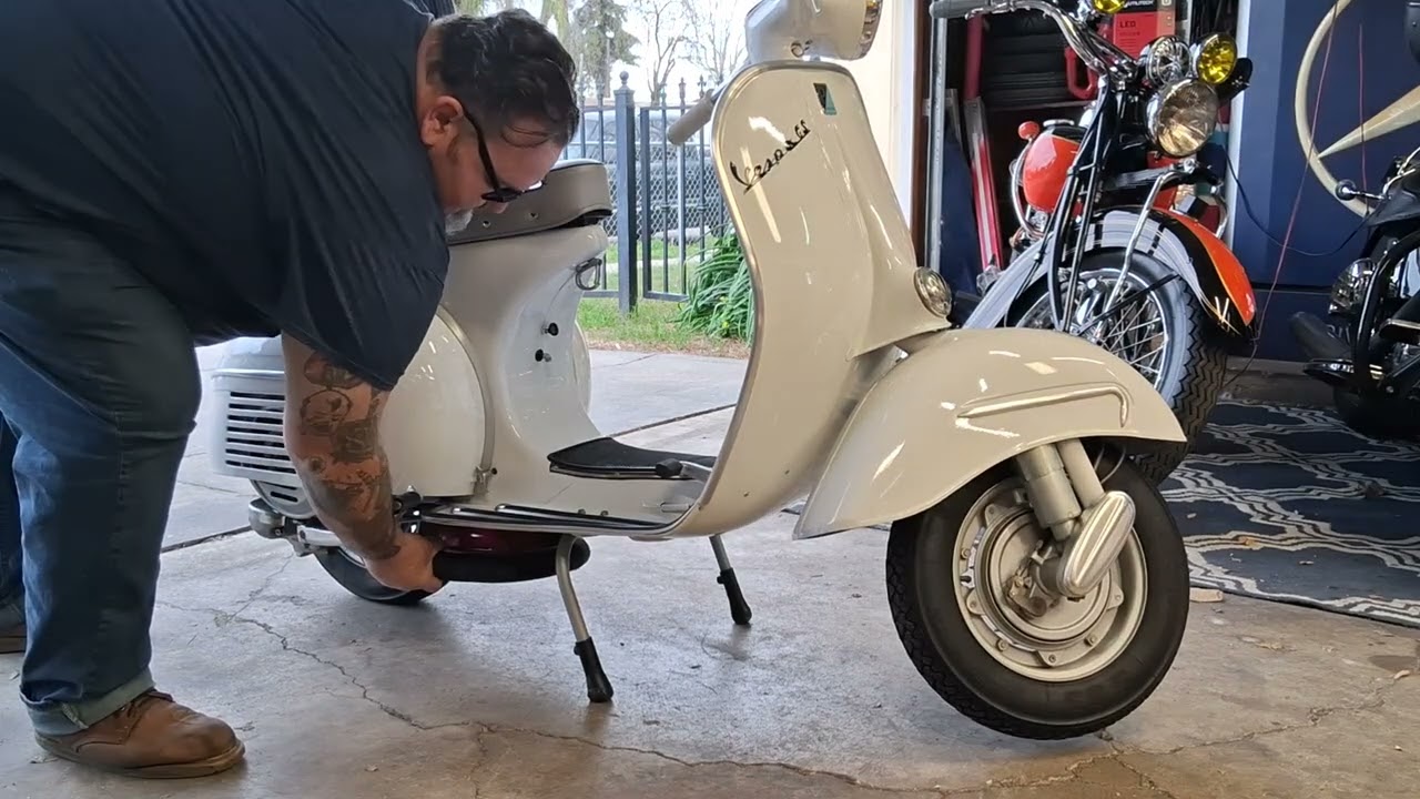 1962 Vespa GS160 MK1 round tail. 