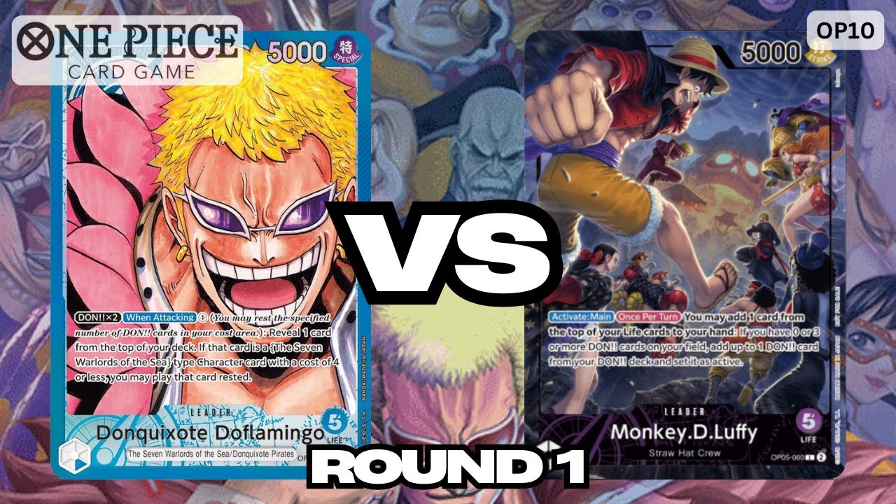 Doflamingo (@steakfrank) VS Purple Luffy | OP10 Locals Gameplay - Round 1