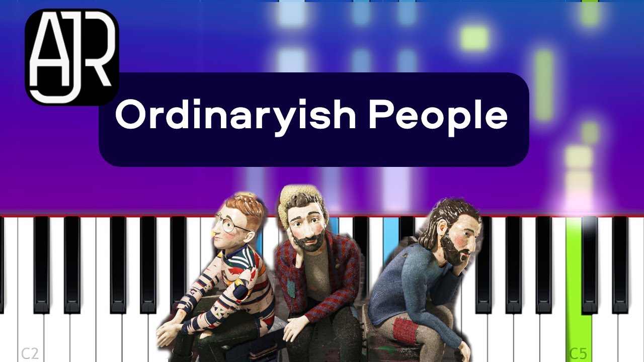 AJR - Ordinaryish People  | Piano Tutorial
