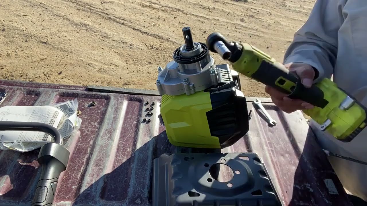 Сборка и тестирование нового шнека Ryobi 40 V