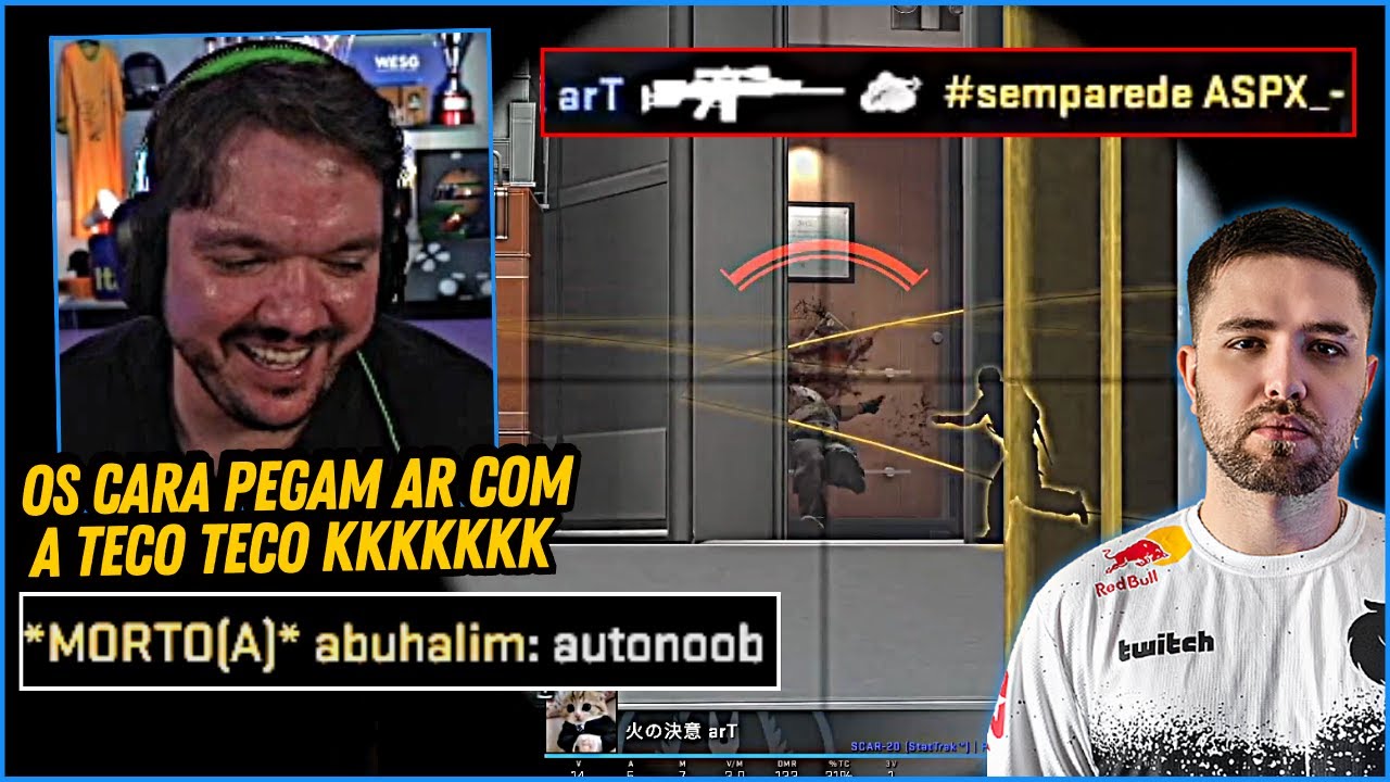 ART DEIXOU O TIME DO ASPX TILTADO JOGANDO DE TECO-TECO KKKKKKKKKKKKKKKKKKKKKK