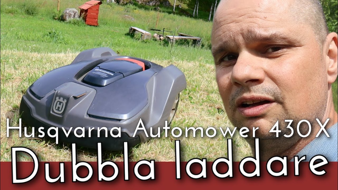 Dubbla ytor och laddstationer till Husqvarna  Automower 430X