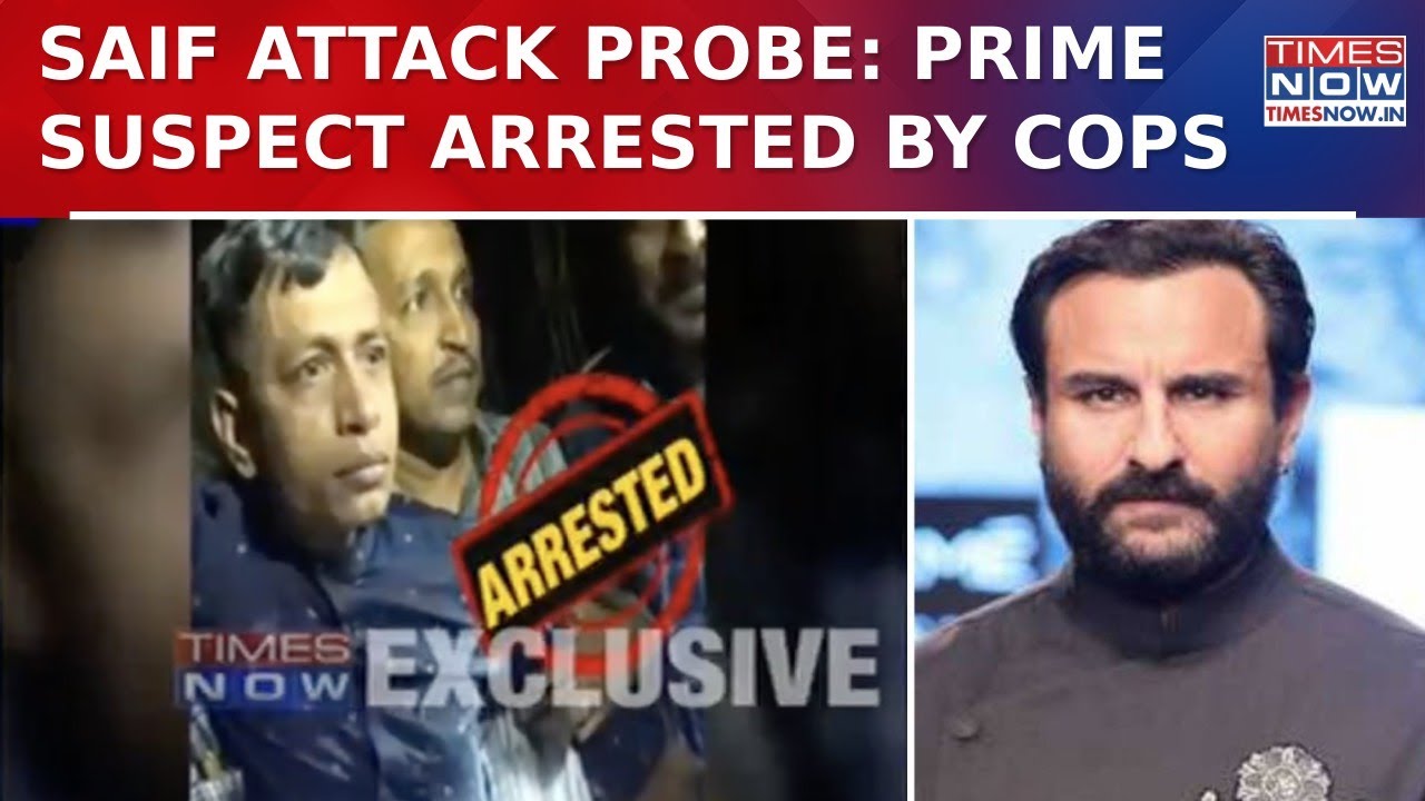 Saif Ali Khan Attack Probe: Major Arrest After 70+ Hours, Accused Held At Khar Police Station