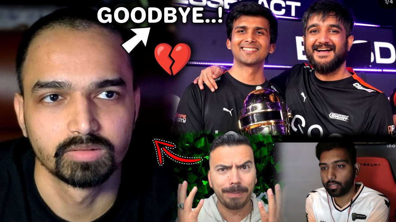 Mazy Quit Esports Disc 💔 OG Owner Msg 😮 Intl Caster React ✅ Punk on OG Criticism 🔴 Mazy Emotional 😭