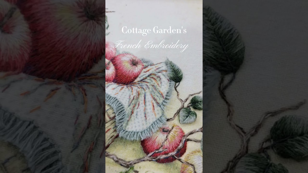 코티지가든의 프랑스자수(cottage garden' frenchembroidery)