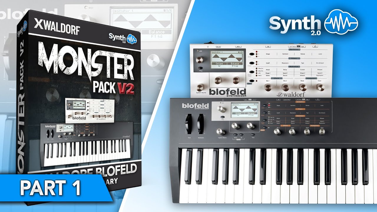 WALDORF BLOFELD / DESKTOP ♫ 64 Custom Patches ► MONSTER PACK SOUND BANK | Part 1