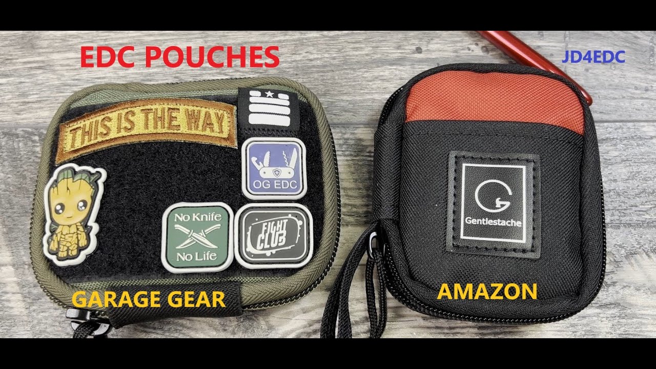 EDC pouches, Garage Gear and Amazon