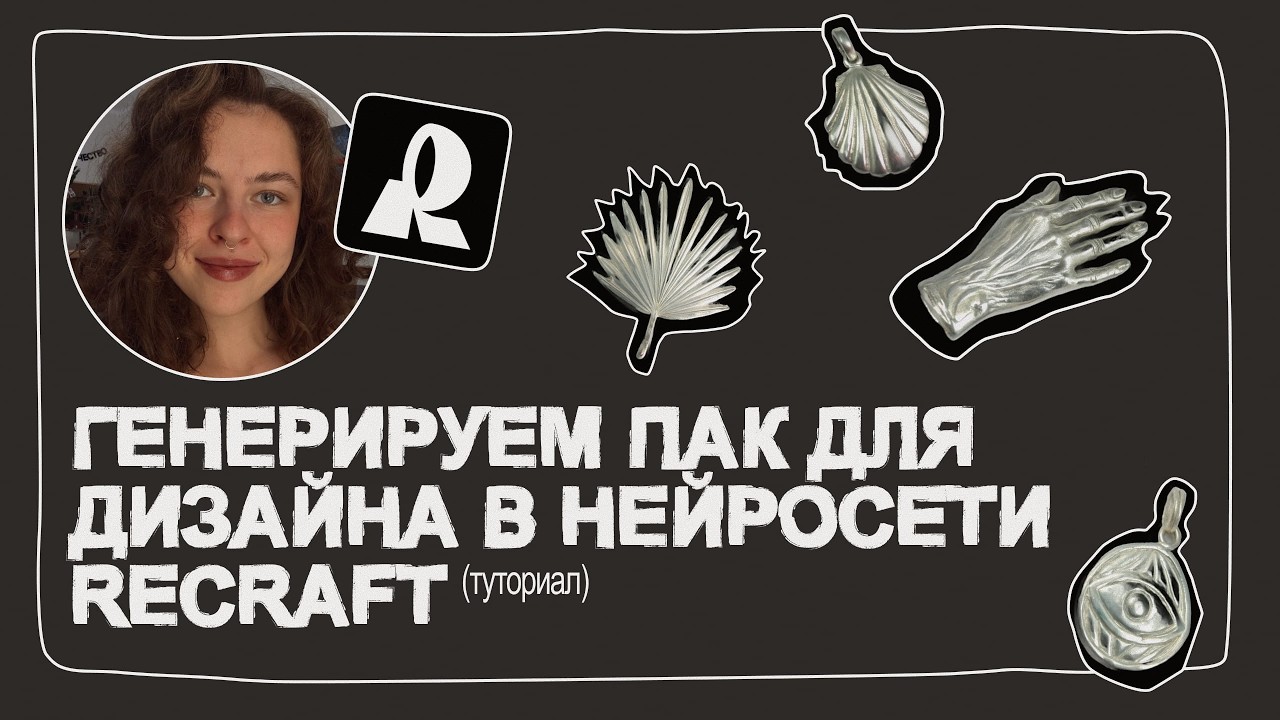 как сгенерировать в recraft.ai пак элементов в едином стиле для дизайна или контента. туториал