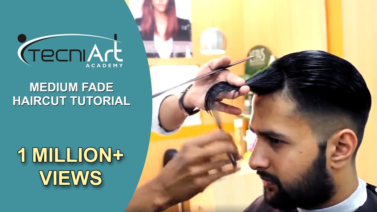 Medium Fade Pompadour | Men's Haircut & Hairstyle 2018 - SALON 11