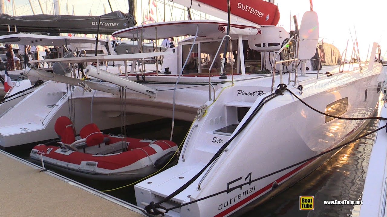 2022 Outremer 51 Sail Catamaran - Walkaround Tour - 2021 Cannes Yachting Festival