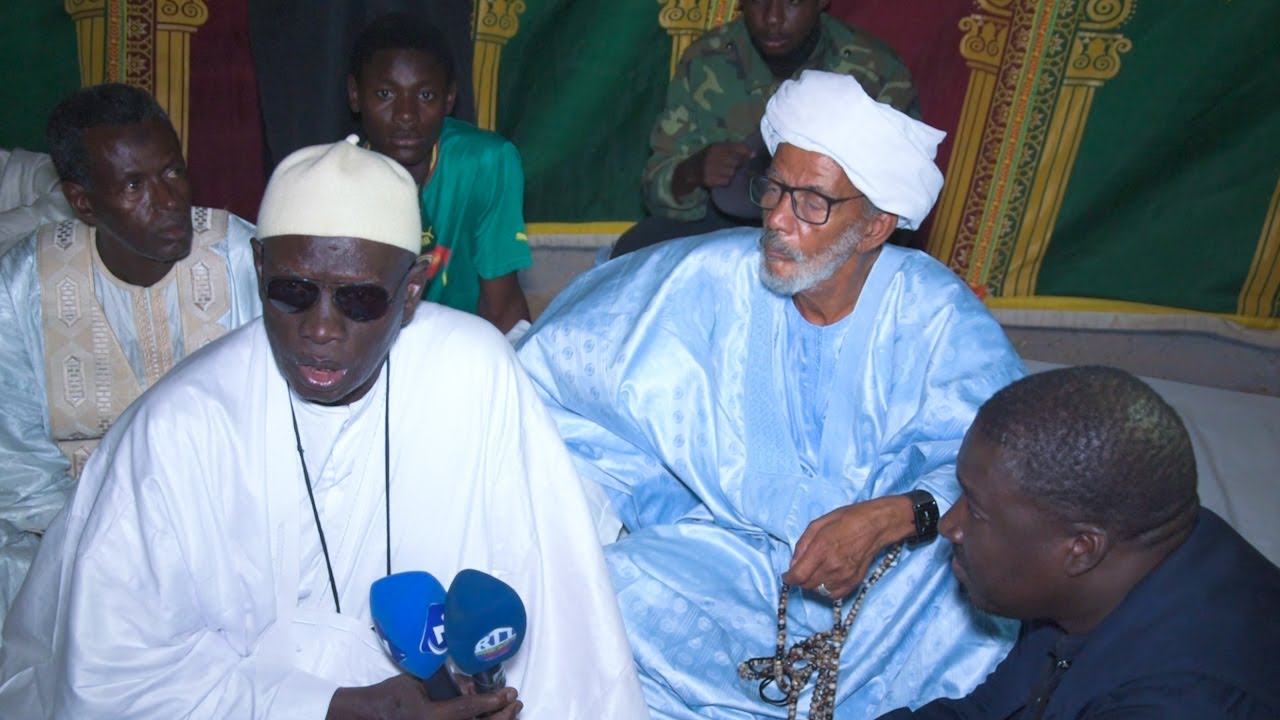 Thiés  arrivée du Khalif Général des Khadres Cheikhna Cheikh Saadbou Malaini Tournée Khayma