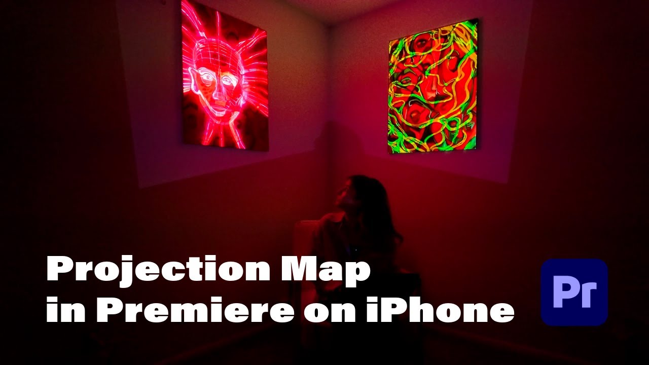 Projection Mapping: Add Motion to Your Art | Ft. Premiere on iPhone | @dil.worth3 x Adobe Video