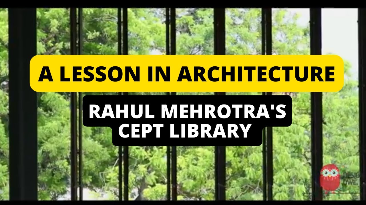 Ahmedabad's Cept Library | A Masterpiece by Rahul Mehrotra | #Getinspired | S2E1