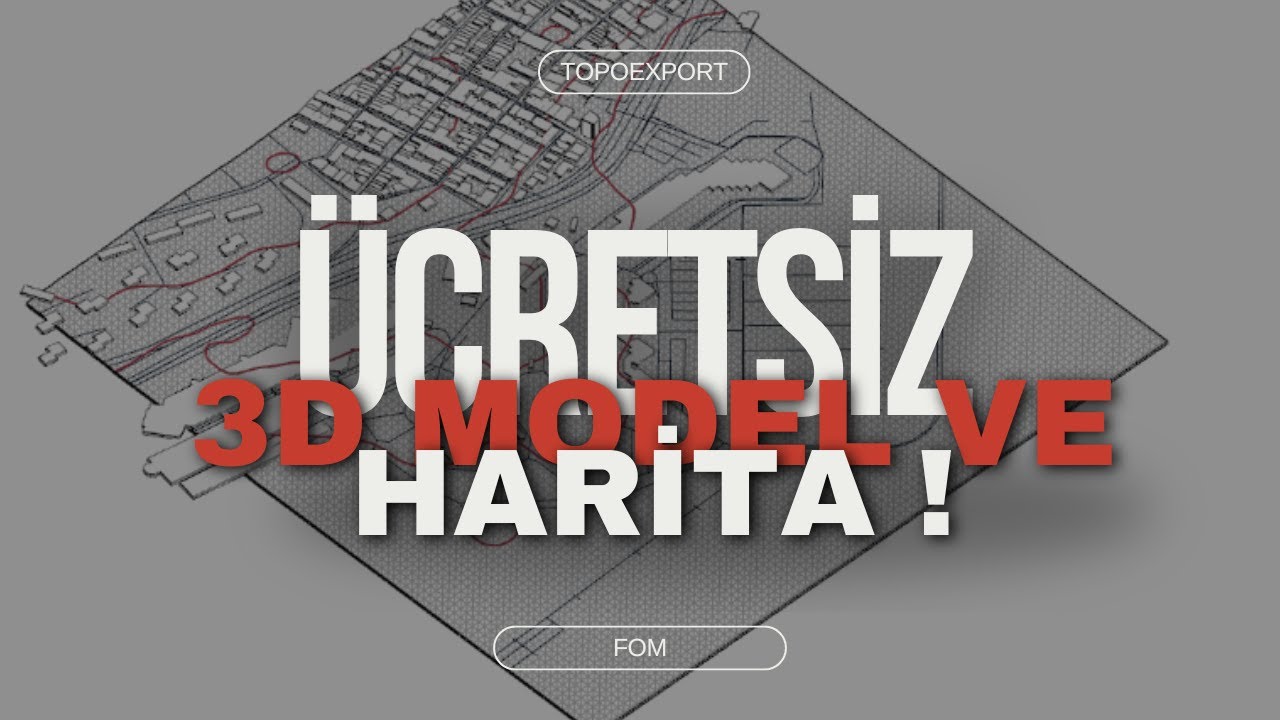 Saniyeler içersinde istediğiniz alanın 3D modelini ve haritasını alın ! TOPO EXPORT nedir?