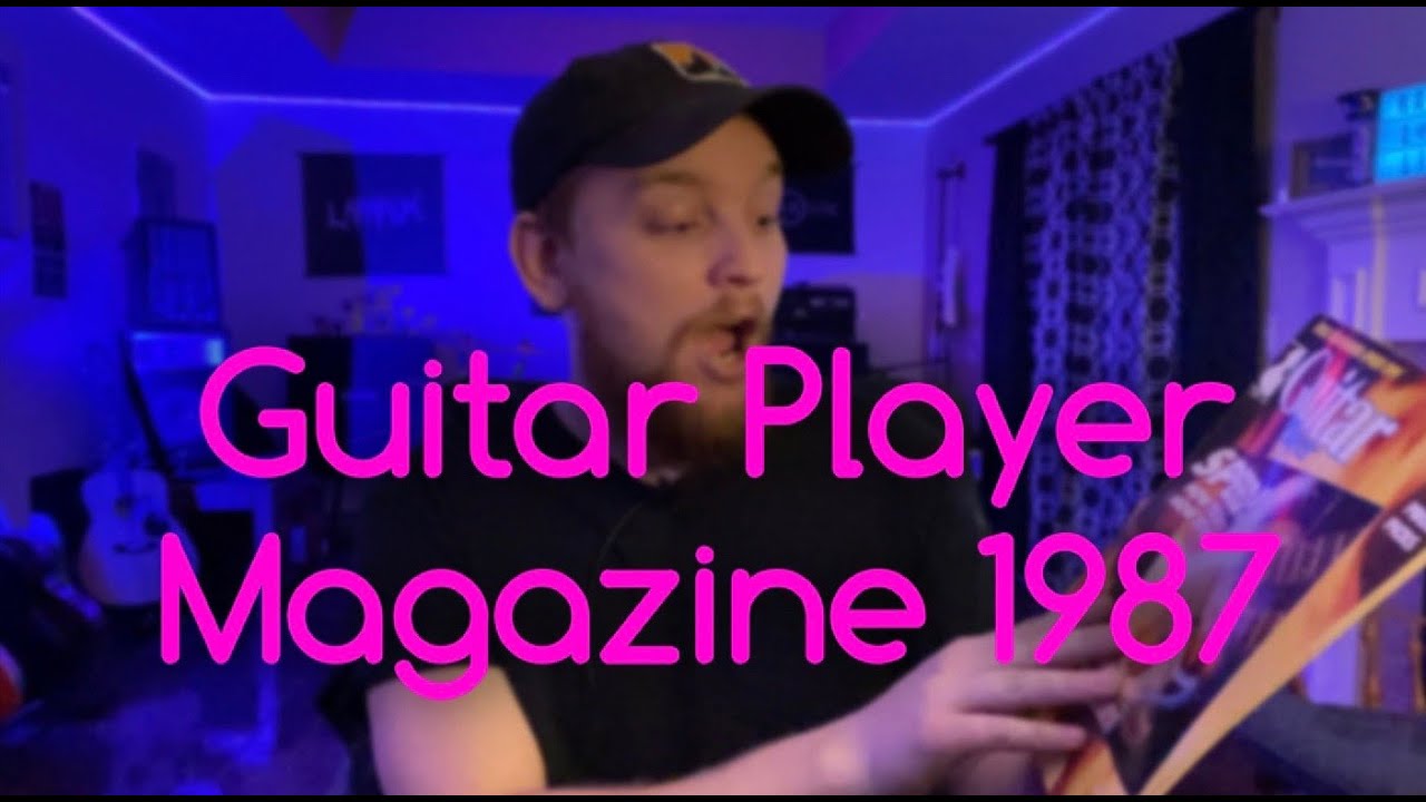 Guitar Player Magazine 1987 | Frank Gambale Sweep Picking Lesson | Keep your old magazines!