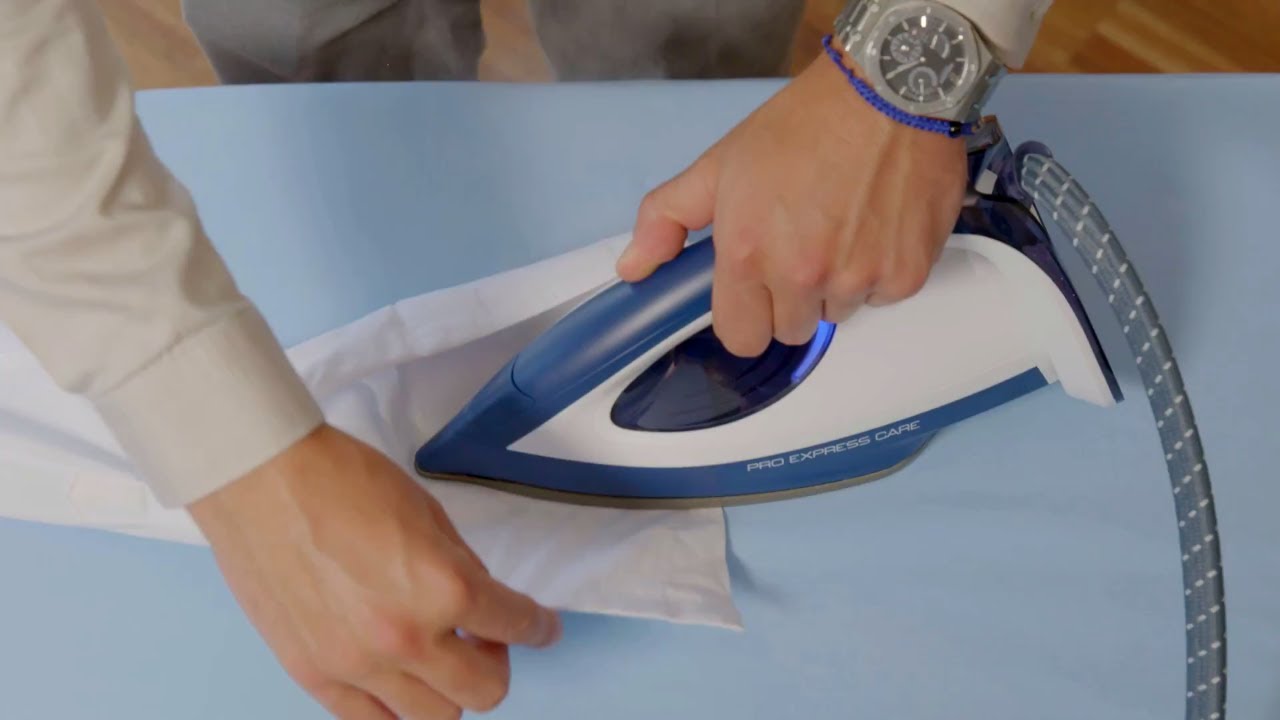 Repasser une chemise en deux temps trois mouvements