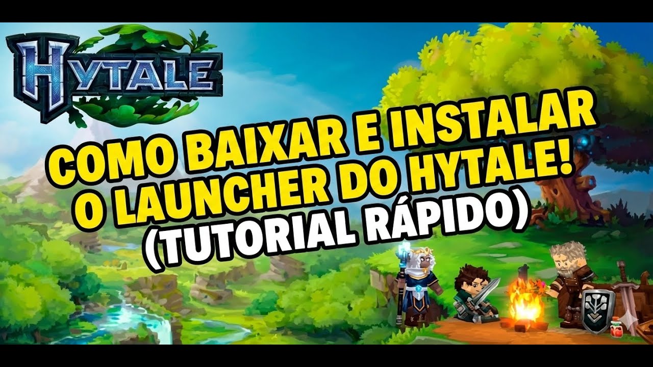 Como BAIXAR e INSTALAR HYTALE! (TUTORIAL RÁPIDO)