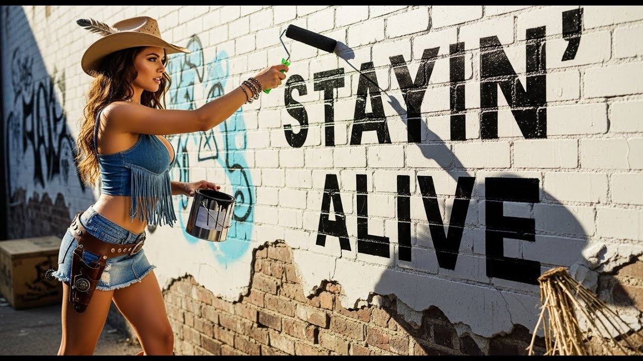 Stayin’ Alive Bee Gees Country Style cover by TrabaGake