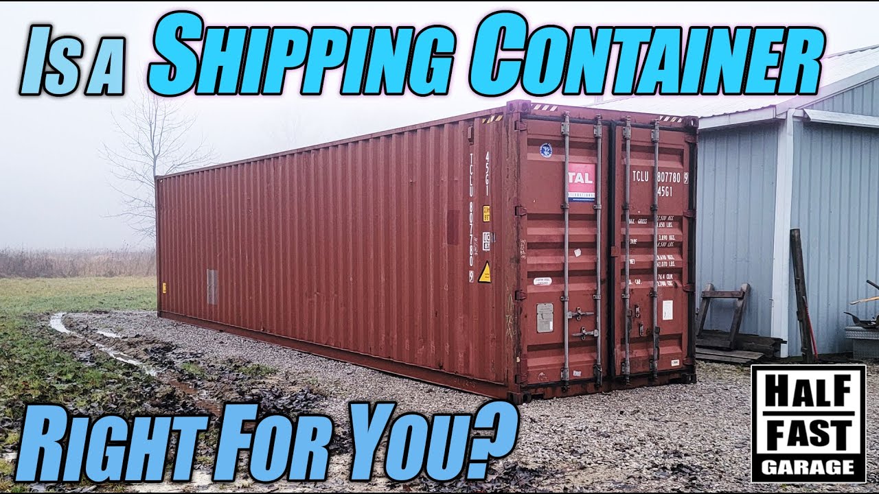 Should you Buy a Shipping Container or Build Something Yourself?