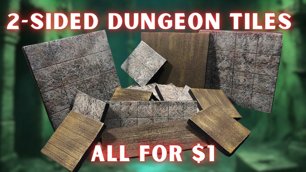 The Ultimate Guide to Simple, Cheap & Modular Dungeon Tiles