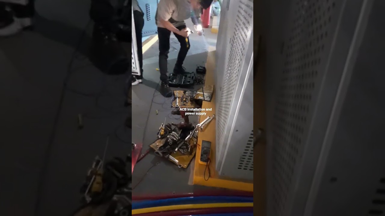 ACB installation and power supply