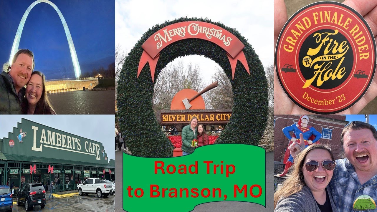 Road Trip to Branson, MO - 2023 - Silver Dollar City, Gateway Arch, Lambert's Cafe, Metropolis!