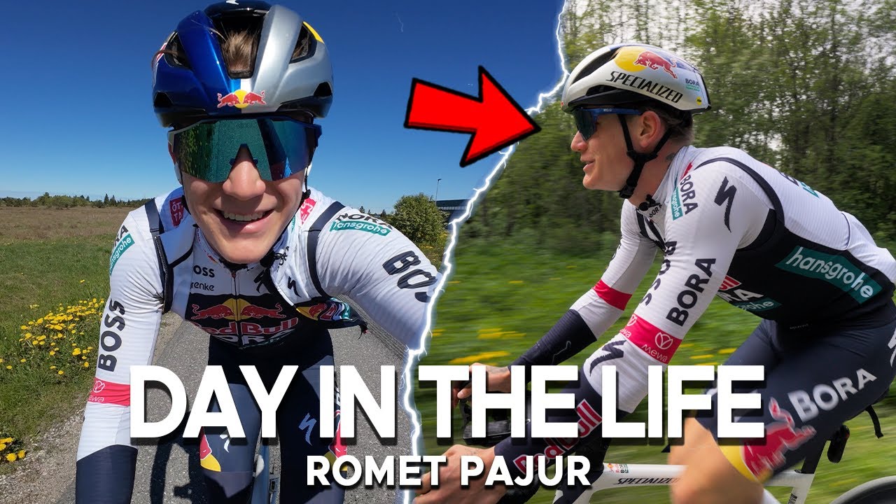 DAY IN THE LIFE OF A PROFESSIONAL CYCLIST ft. Romet Pajur