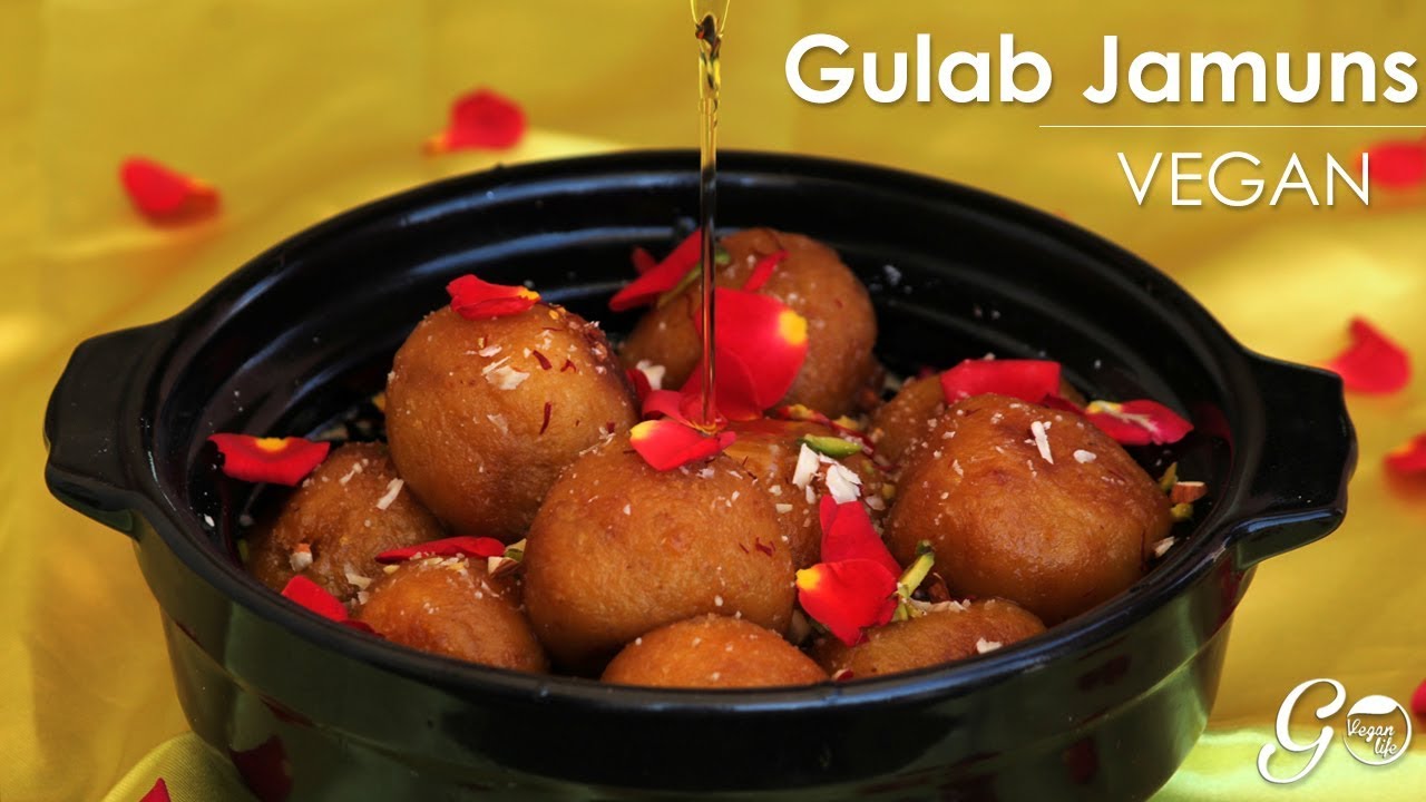 Vegan Sweet Potato Gulab Jamun (Classic Indian Dessert) l Go Vegan Life