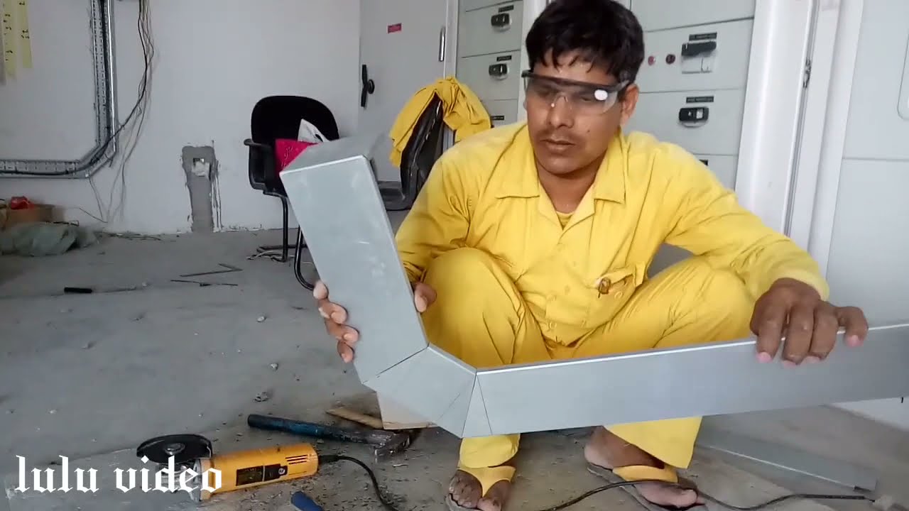 how to install trunking cover 90  degree