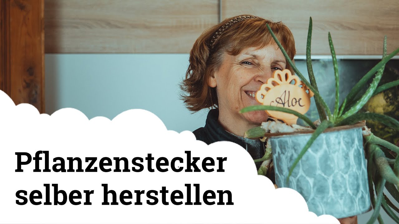 Individuelle Pflanzenstecker | Selber machen aus Ton 🧱