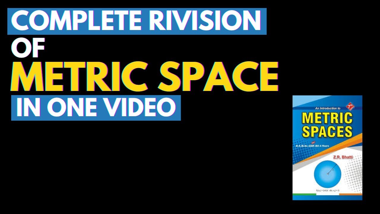 METRIC SPACE IN ONE SHOT