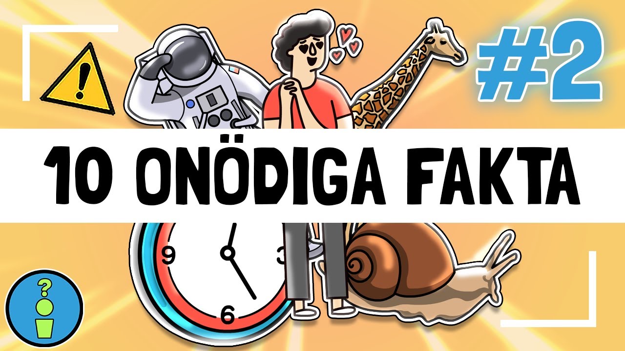 10 ONÖDIGA FAKTA DU INTE VISSTE OM - DEL 2