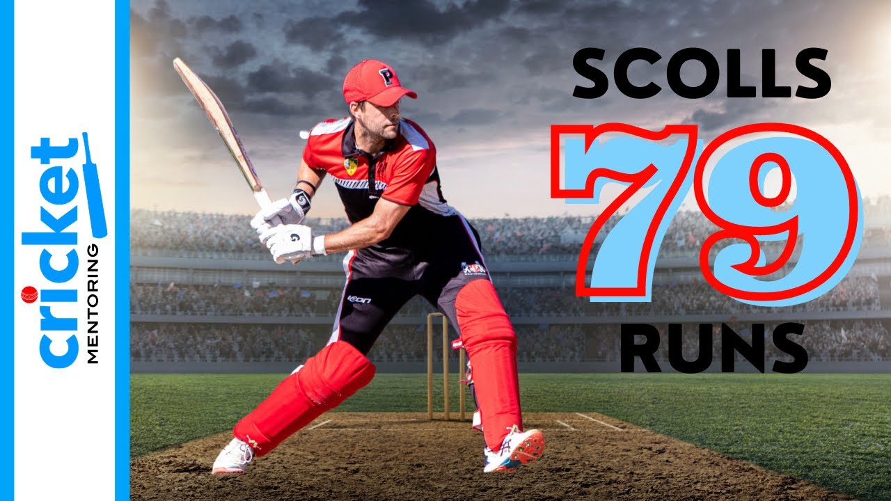 FORMER PROFESSIONAL CRICKETER SCORING 79 (92) IN 1ST GRADE CRICKET | TOM SCOLLAY
