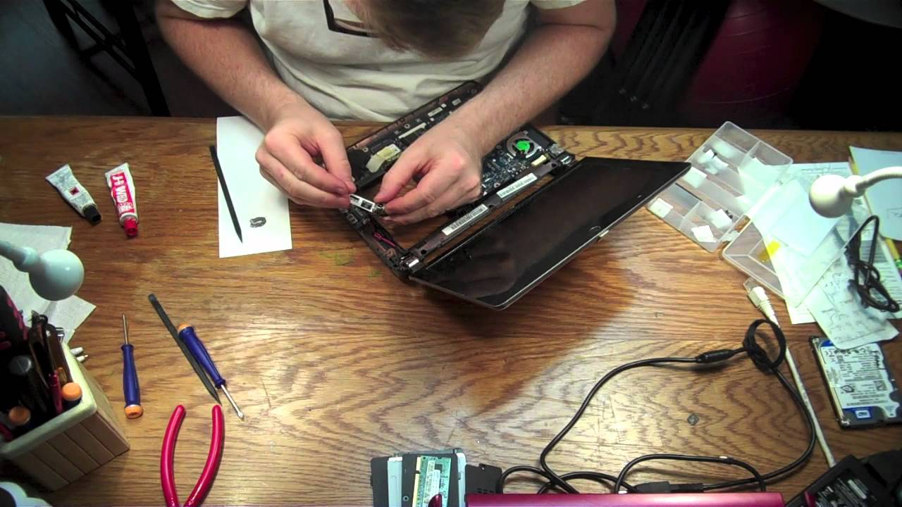 KAV60 Netbook Disassembly and Power Jack Repair